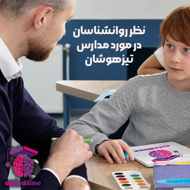نظر روانشناسان در مورد مدارس تیزهوشان | استادلاین