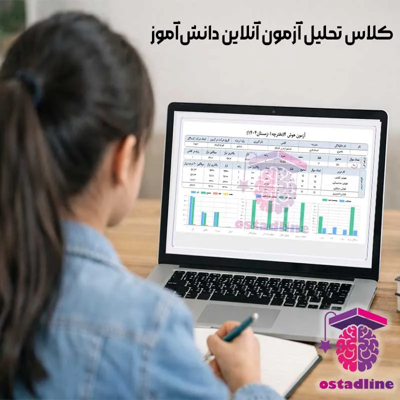 کلاس تحلیل آزمون آنلاین دانش آموزان | استادلاین
