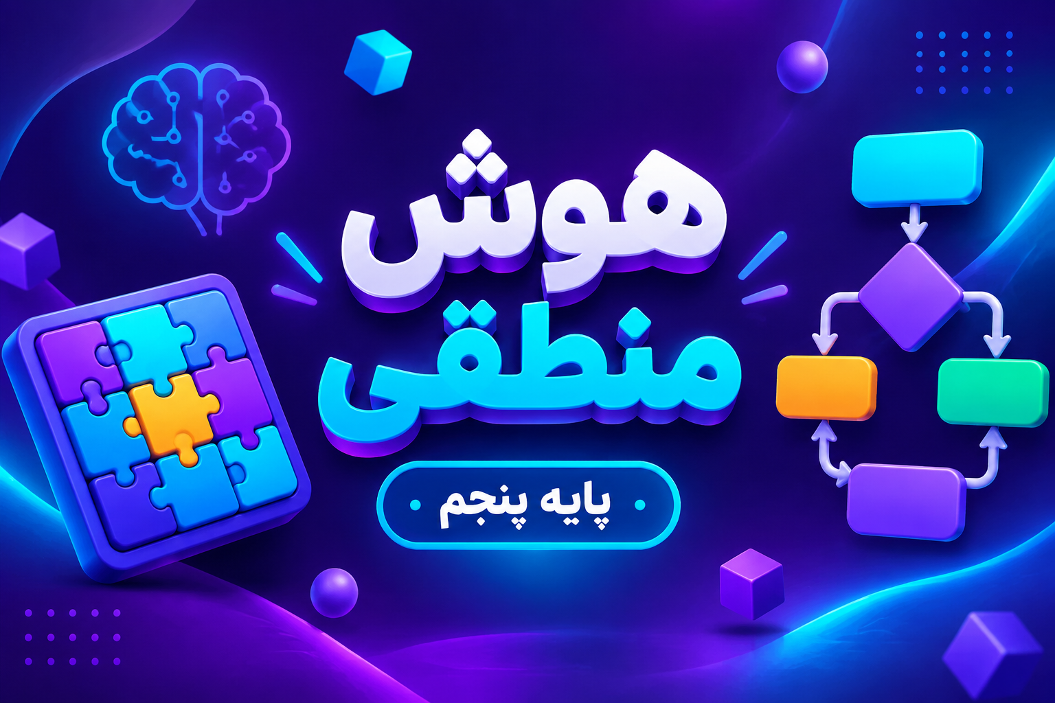 هوش منطقی و فضایی تیزهوشان پنجم