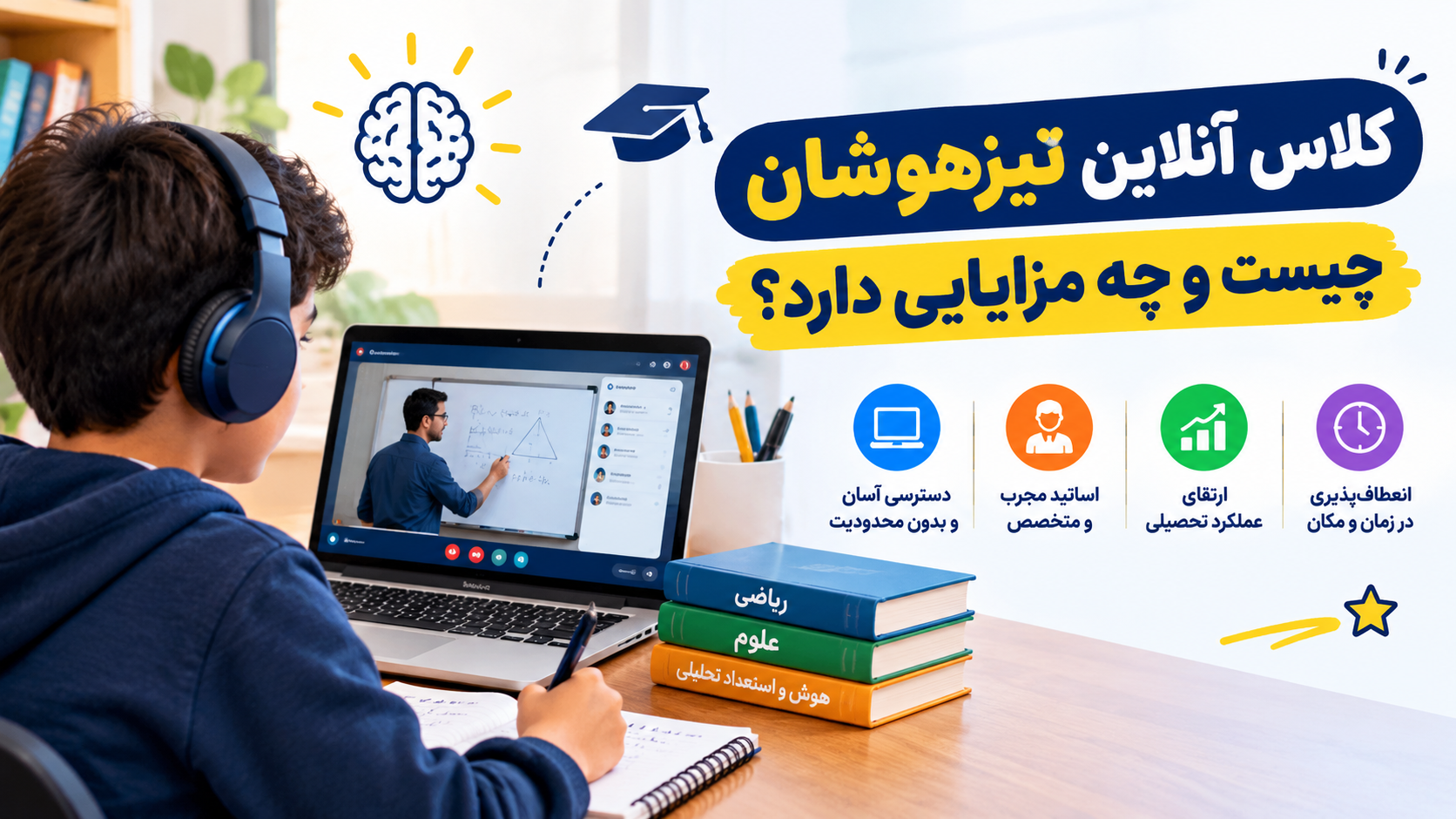 کلاس آنلاین تیزهوشان چیست